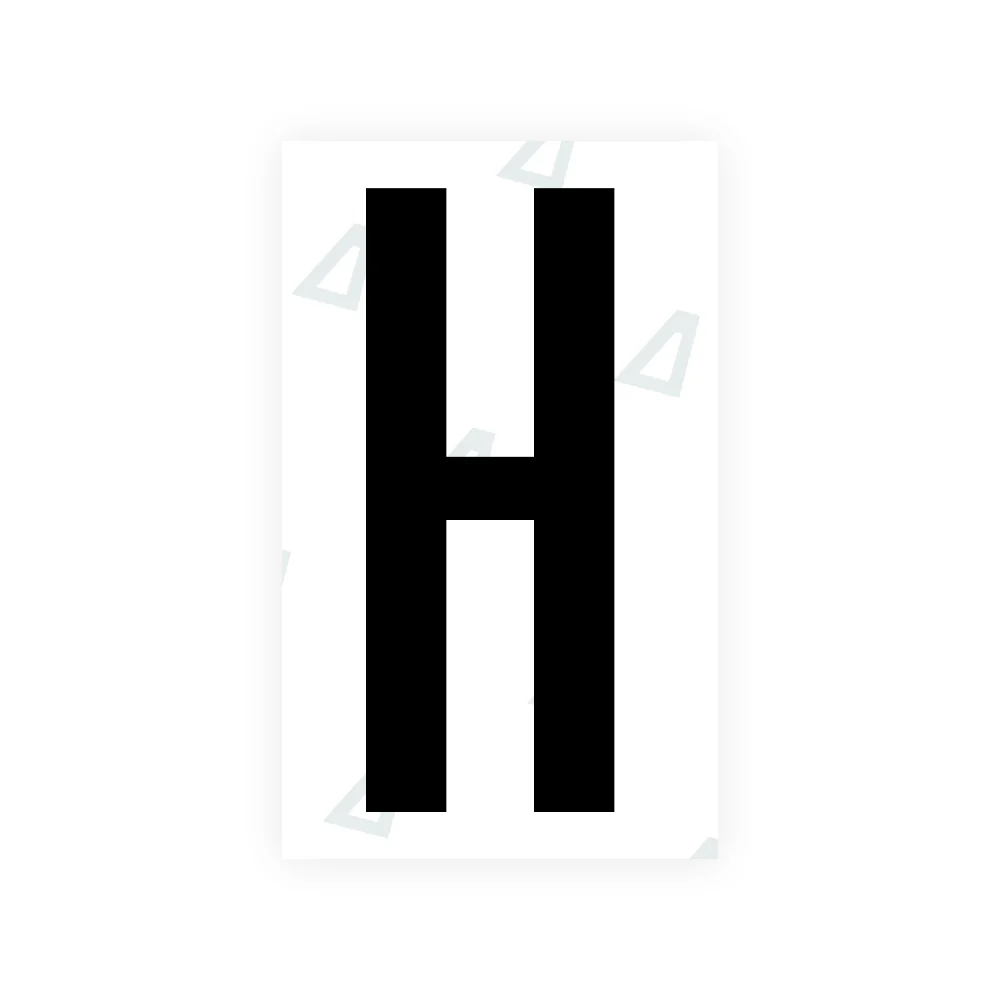 Alite Nanofilm for US (Texas) license plates - Symbol "H"