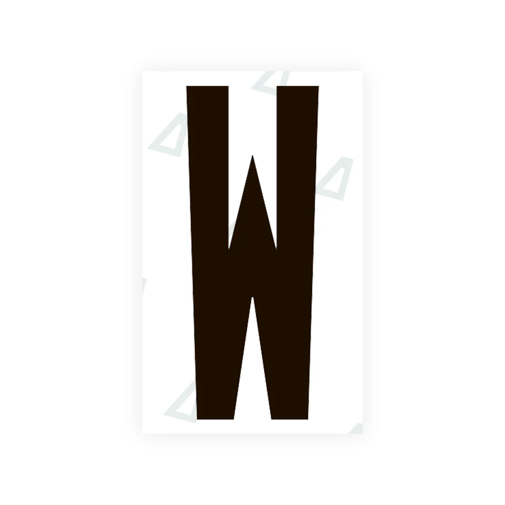 Alite Nanofilm for US (Texas) license plates - Symbol "W"