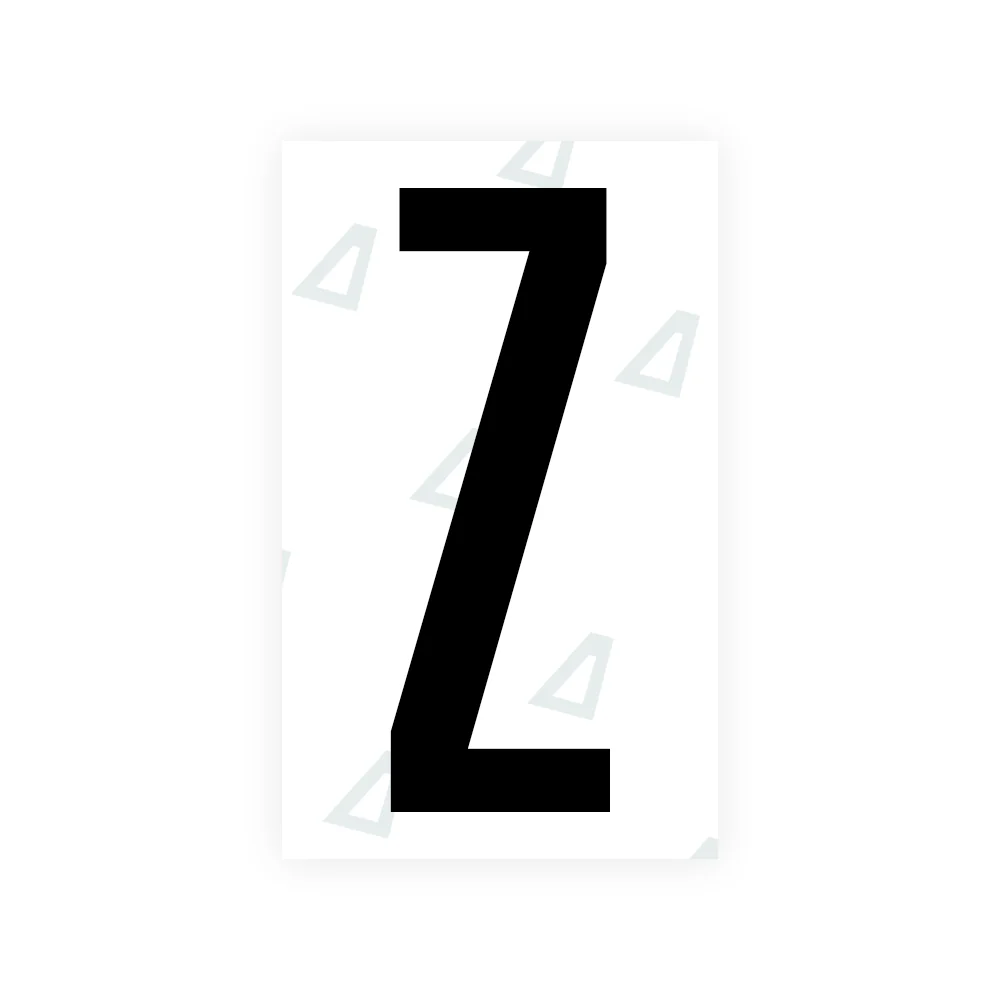 Alite Nanofilm for US (Texas) license plates - Symbol "Z"