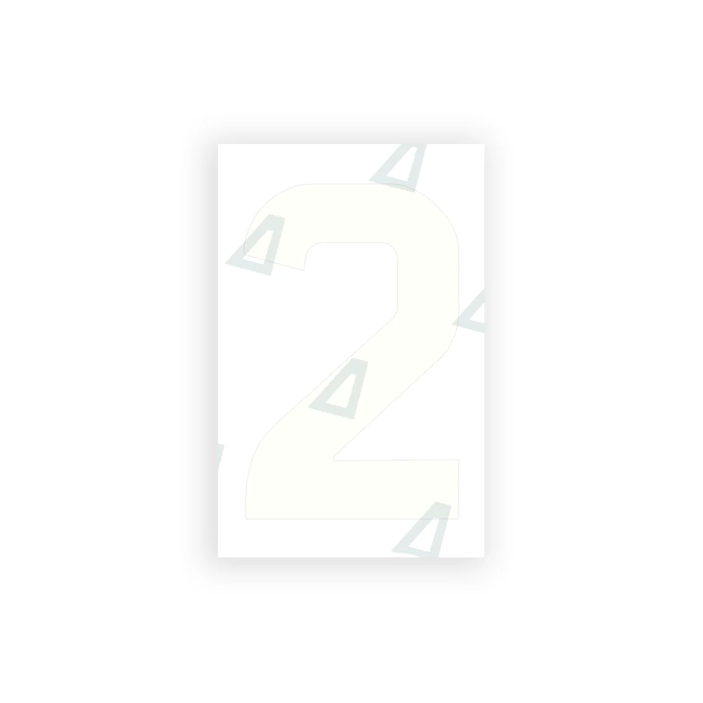 Alite Nanofilm for United Kingdom license plates - Symbol "2" - Image 2