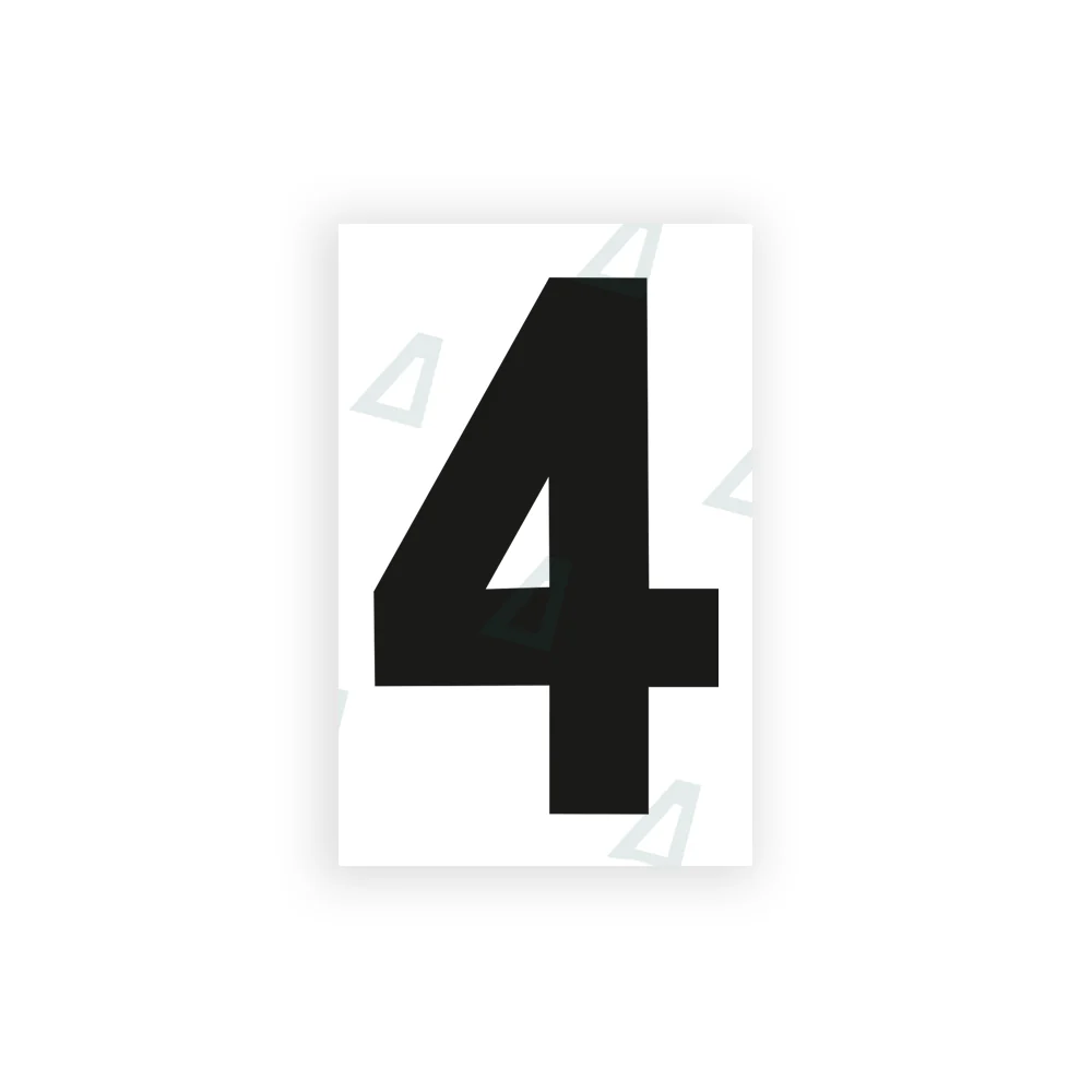Alite Nanofilm for United Kingdom license plates - Symbol "4"