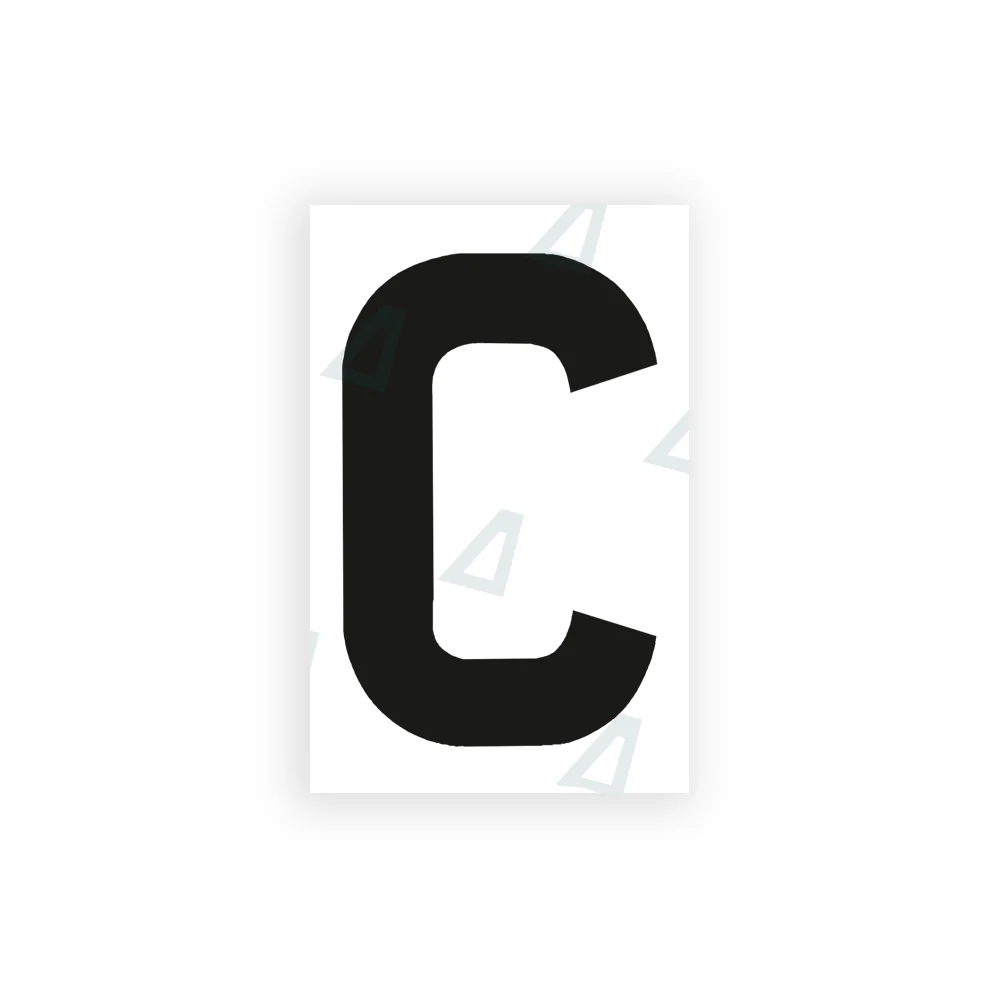 Alite Nanofilm for United Kingdom license plates - Symbol "C"