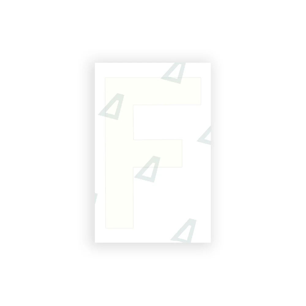 Alite Nanofilm for United Kingdom license plates - Symbol "F" - Image 2