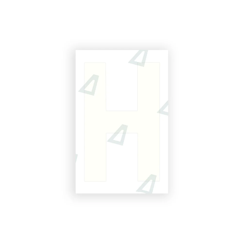 Alite Nanofilm for United Kingdom license plates - Symbol "H" - Image 2