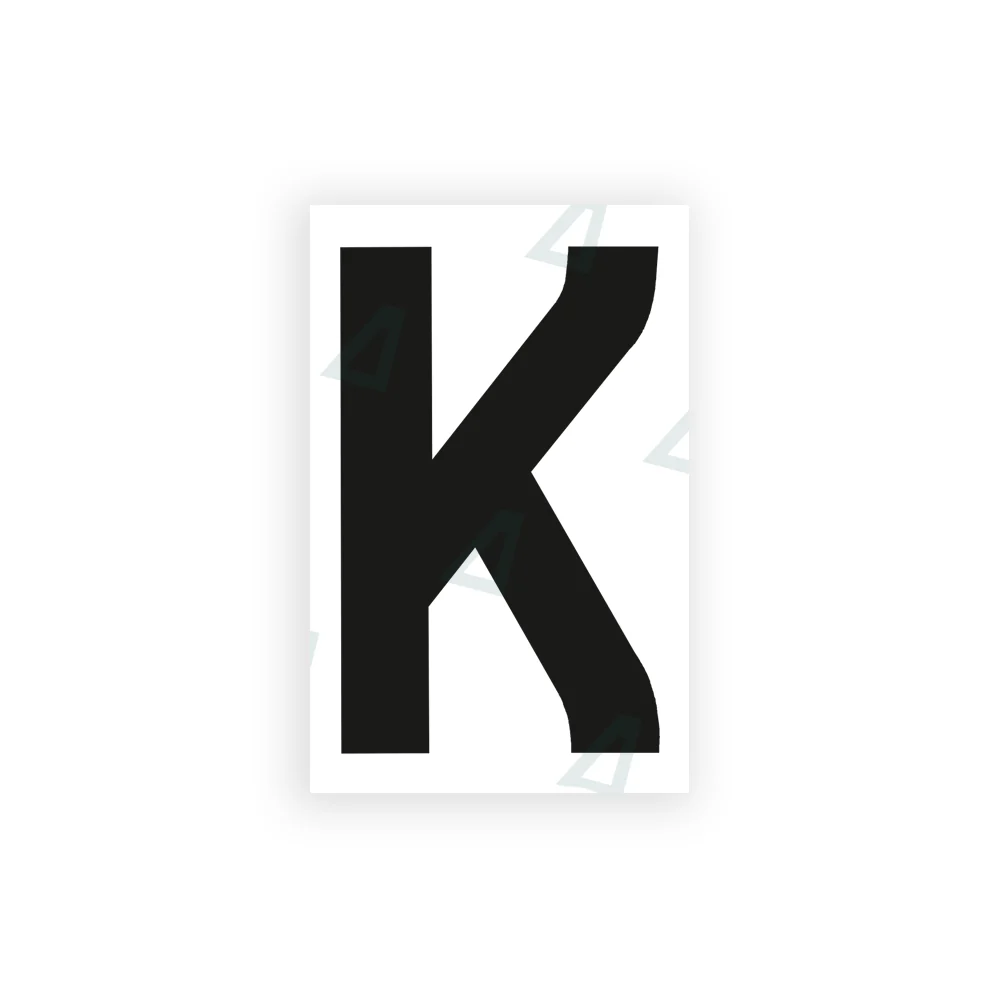 Alite Nanofilm for United Kingdom license plates - Symbol "K"