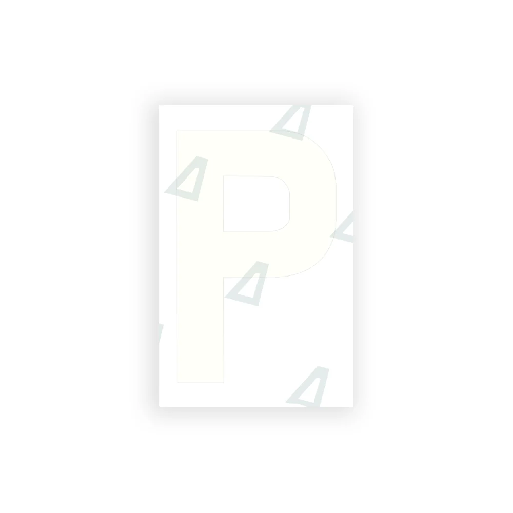 Alite Nanofilm for United Kingdom license plates - Symbol "P" - Image 2