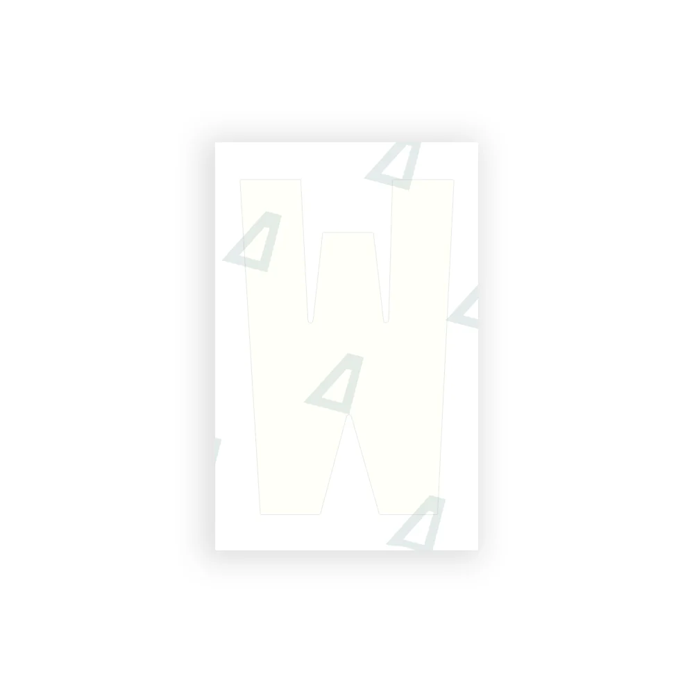 Alite Nanofilm for United Kingdom license plates - Symbol "W" - Image 2