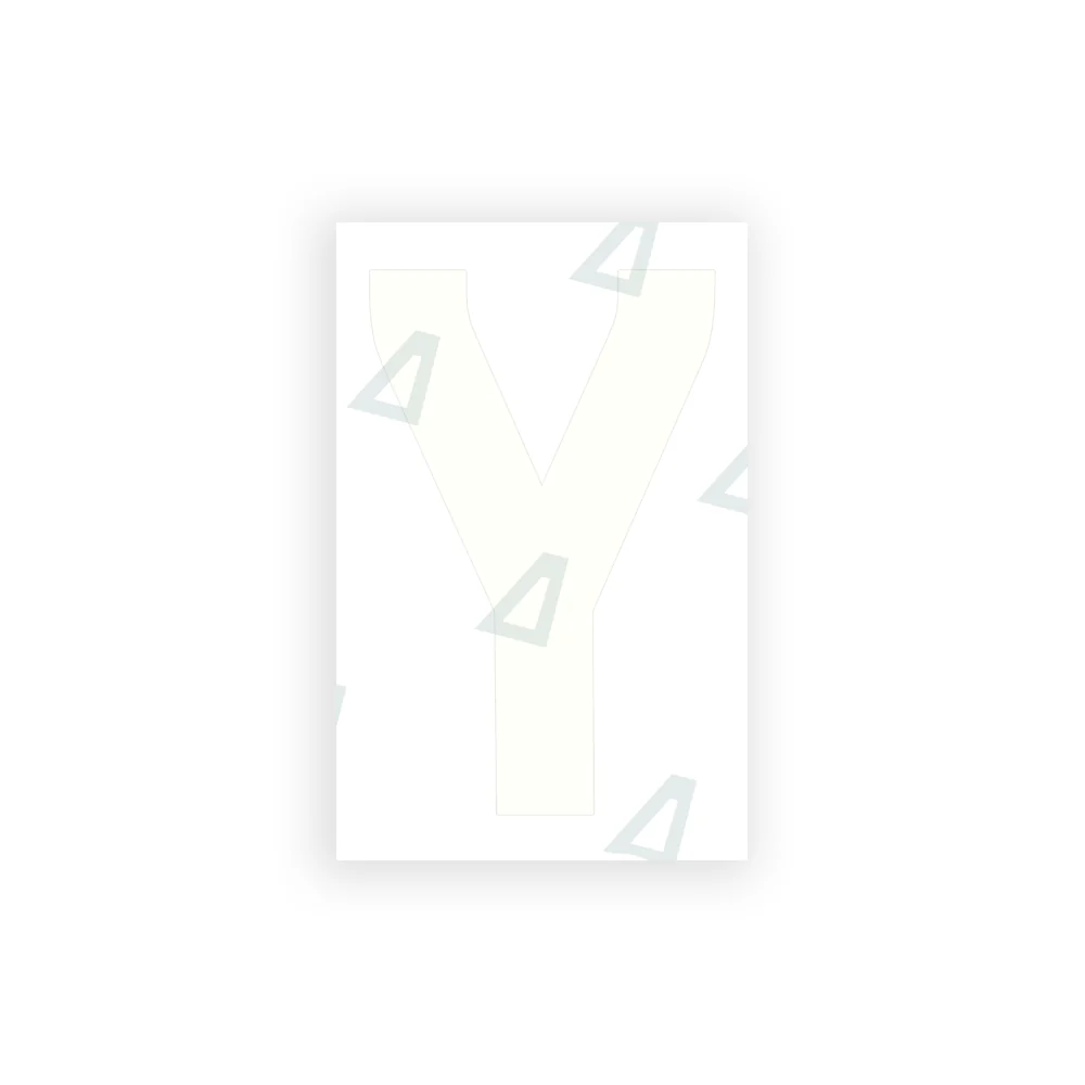Alite Nanofilm for United Kingdom license plates - Symbol "Y" - Image 2
