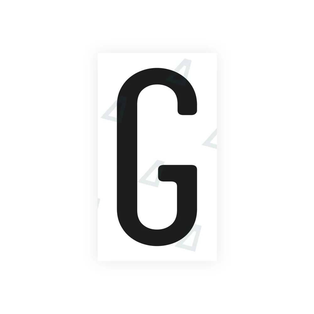 Alite Nanofilm for US (California) license plates - Symbol "G"