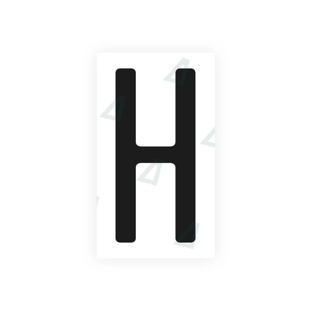 Alite Nanofilm for US (California) license plates - Symbol "H"