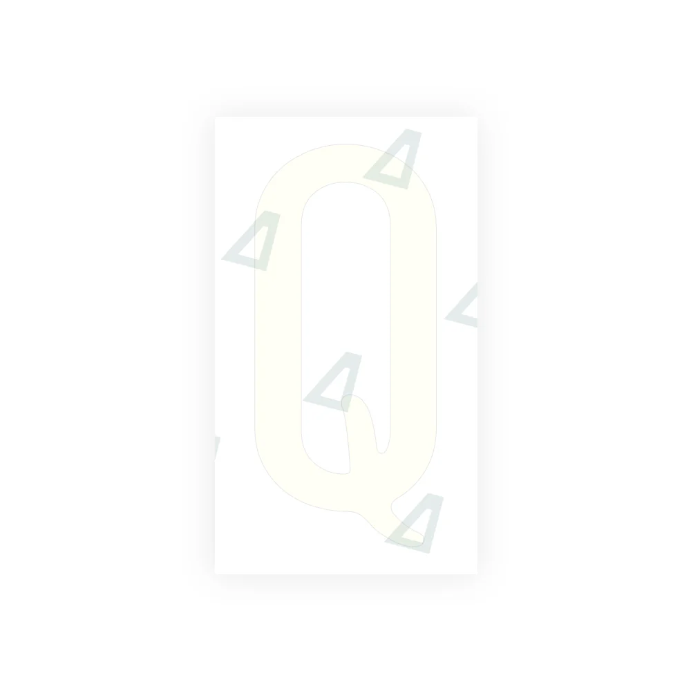 Alite Nanofilm for US (California) license plates - Symbol "Q" - Image 2