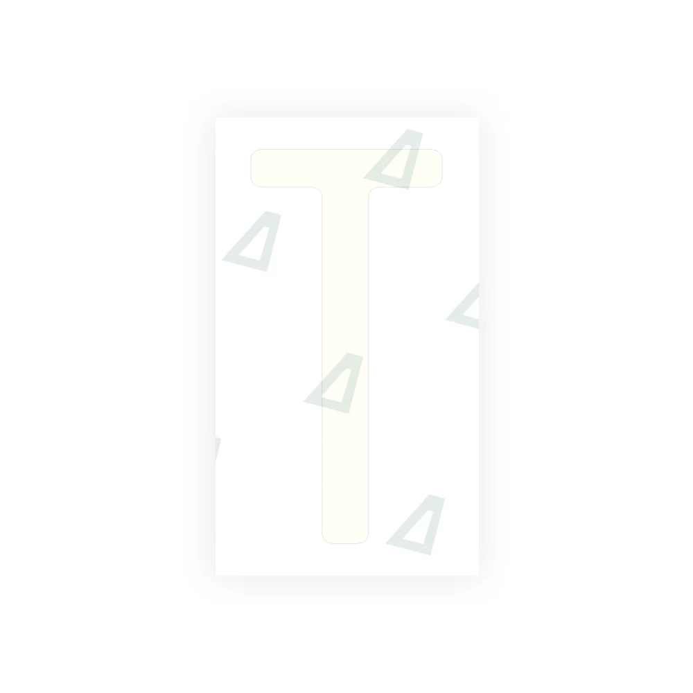 Alite Nanofilm for US (California) license plates - Symbol "T" - Image 2