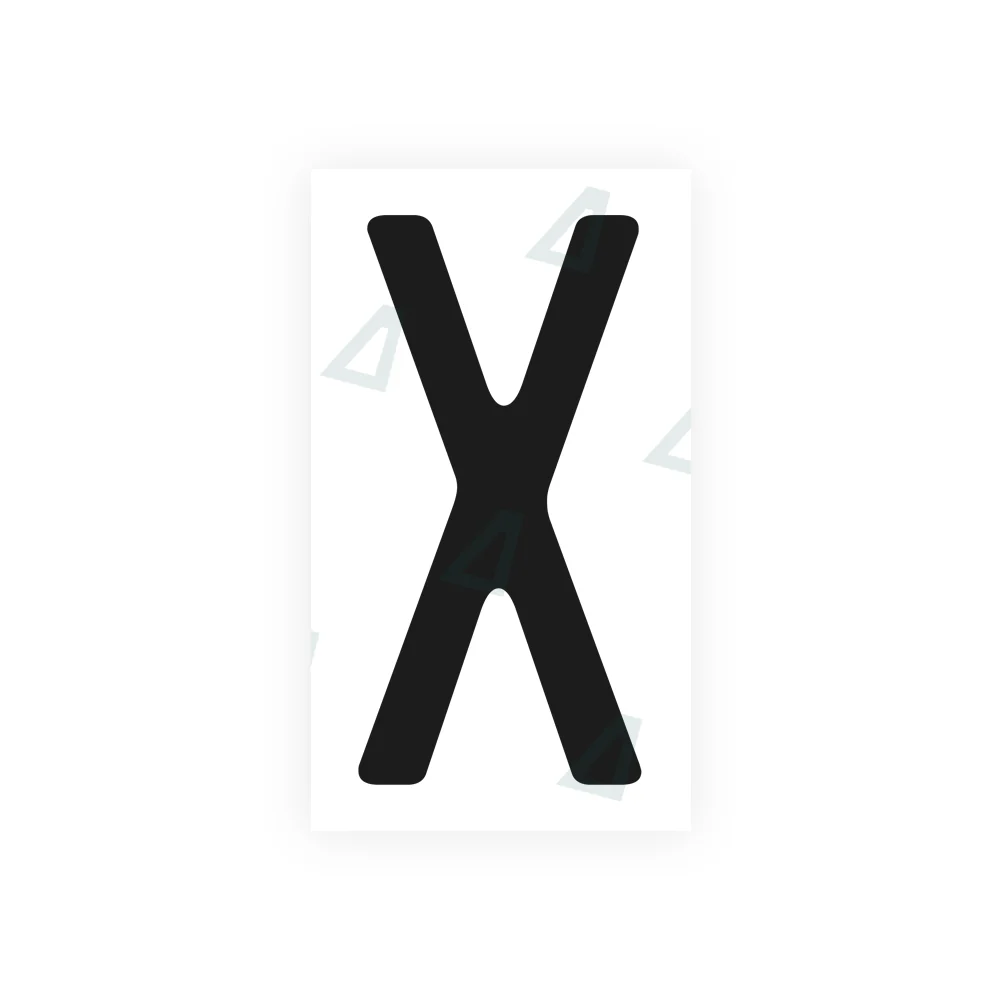 Alite Nanofilm for US (California) license plates - Symbol "X"