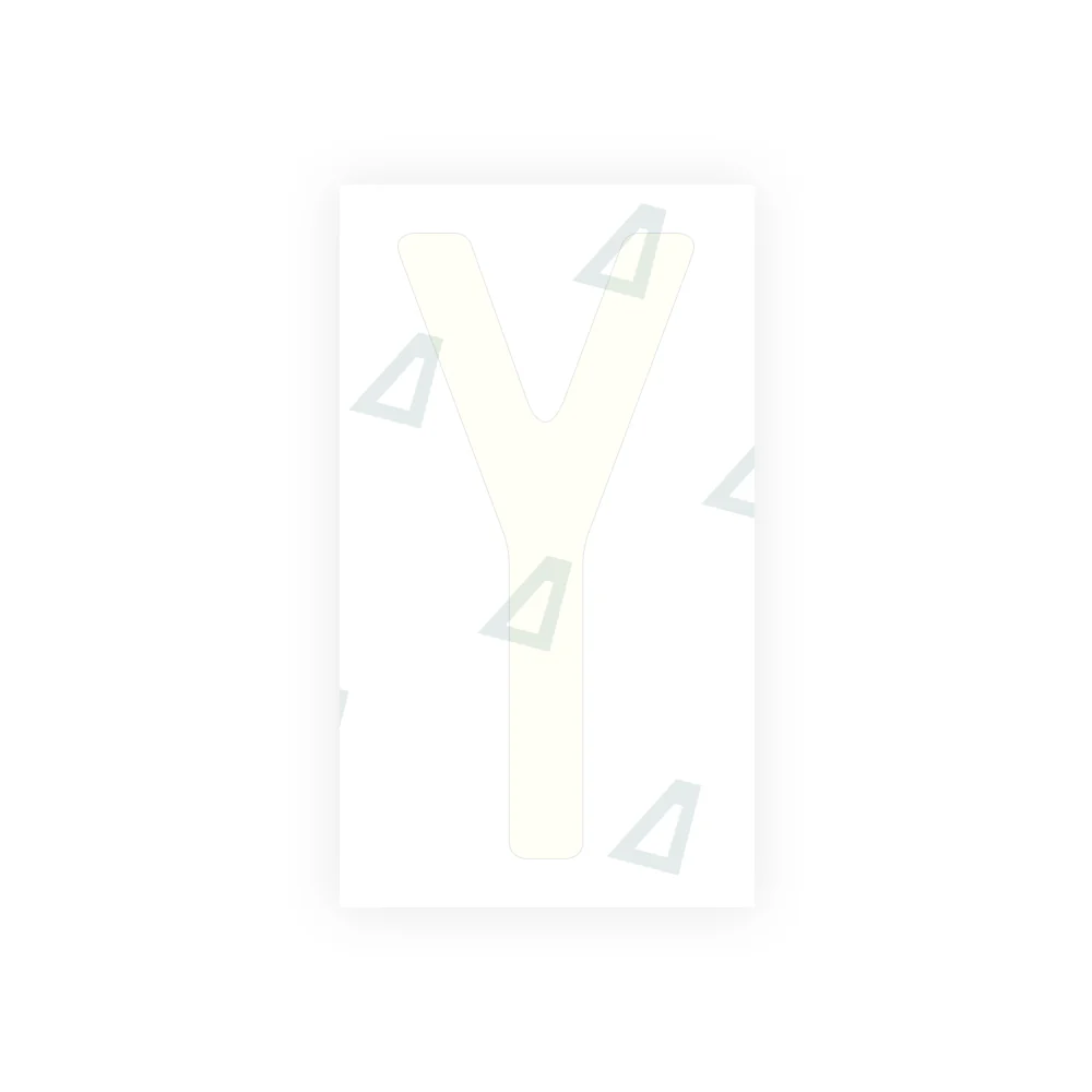 Alite Nanofilm for US (California) license plates - Symbol "Y" - Image 2
