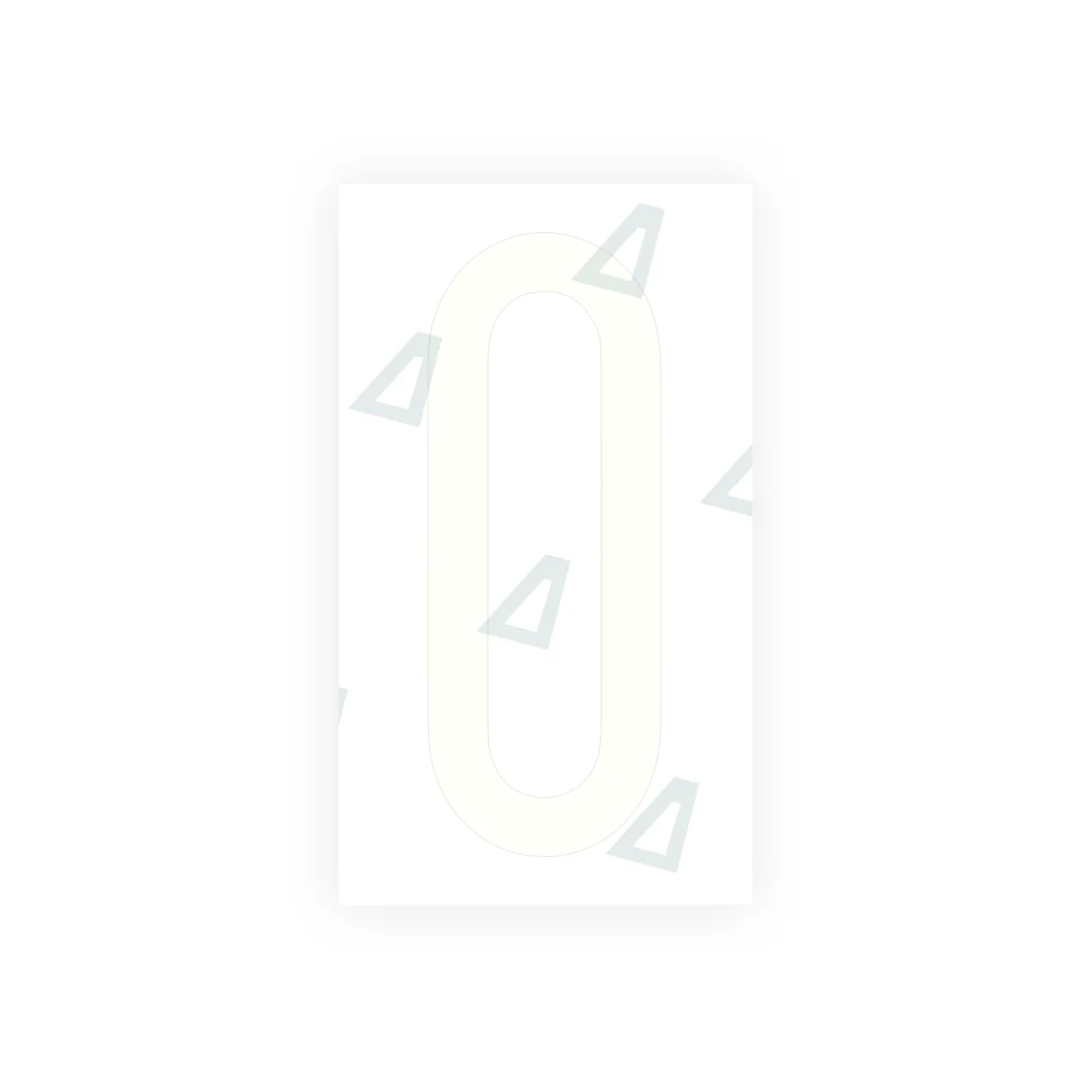 Alite Nanofilm for US (Florida 2003) license plates - Symbol "0" - Image 2