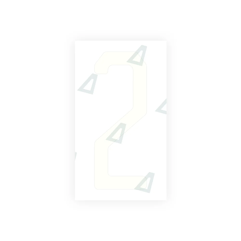 Alite Nanofilm for US (Florida 2003) license plates - Symbol "2" - Image 2