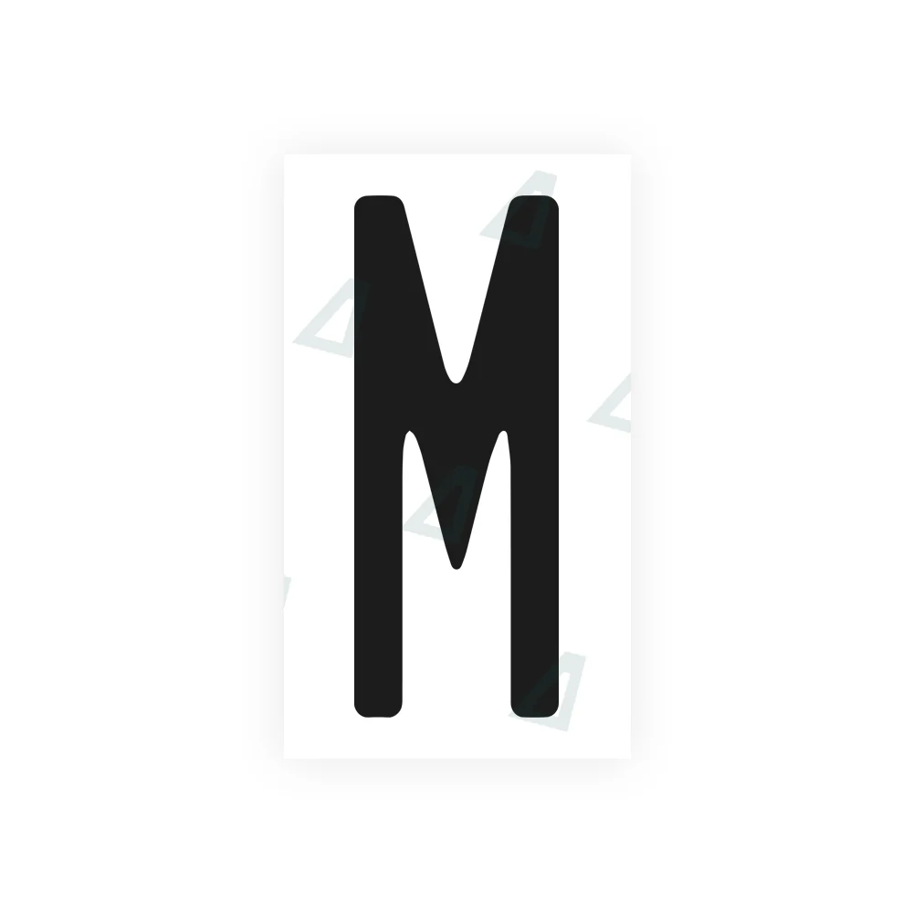 Alite Nanofilm for US (Florida 2003) license plates - Symbol "M"