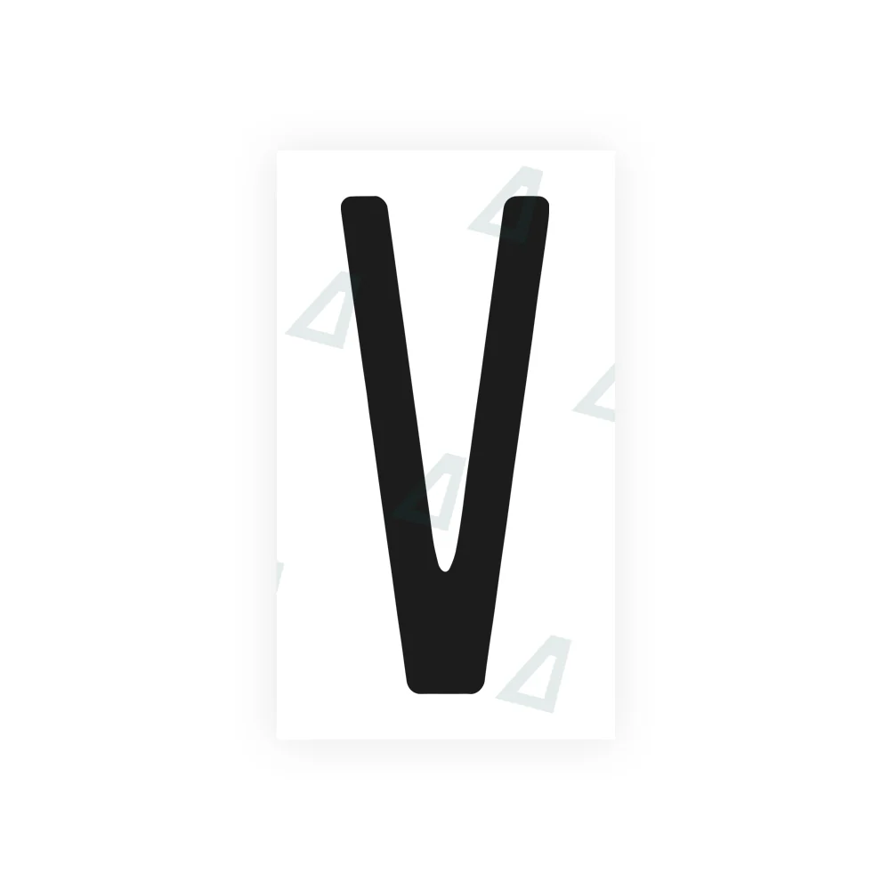 Alite Nanofilm for US (Florida 2003) license plates - Symbol "V"