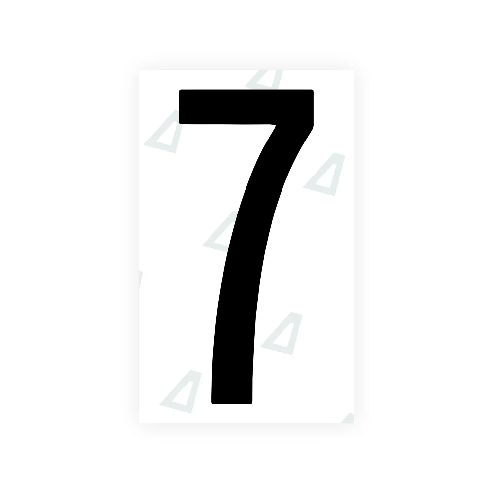 Alite Nanofilm for US (Georgia 2012 - Round) license plates - Symbol "7"