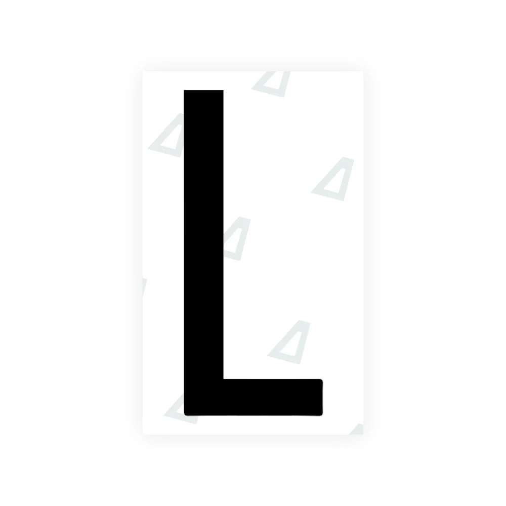 Alite Nanofilm for US (Georgia 2012 - Round) license plates - Symbol "L"