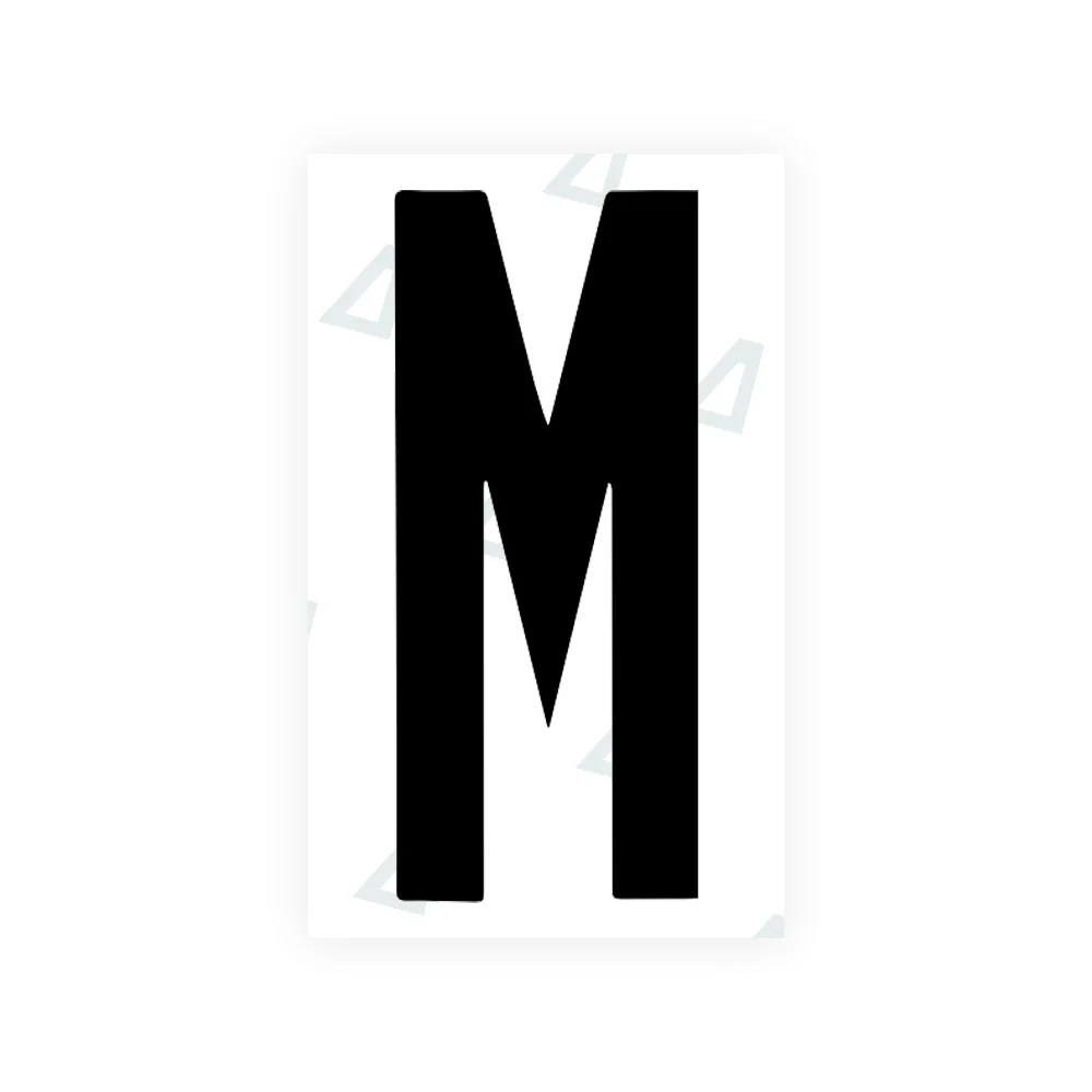 Alite Nanofilm for US (Georgia 2012 - Round) license plates - Symbol "M"