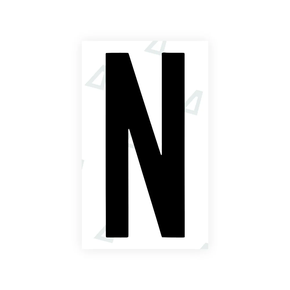 Alite Nanofilm for US (Georgia 2012 - Round) license plates - Symbol "N"