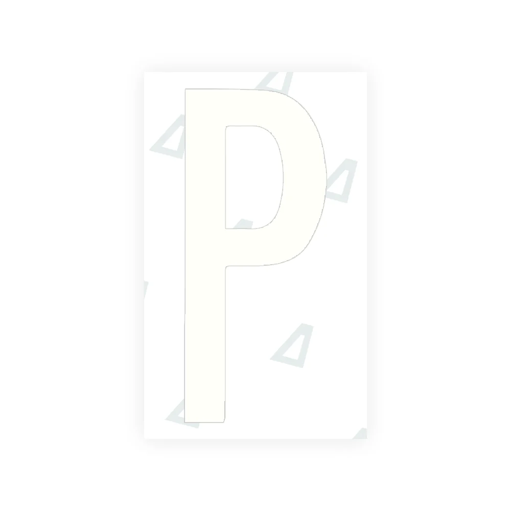 Alite Nanofilm for US (Georgia 2012 - Round) license plates - Symbol "P" - Image 2