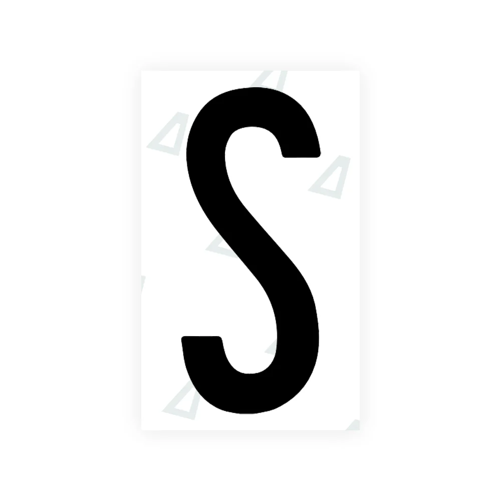 Alite Nanofilm for US (Georgia 2012 - Round) license plates - Symbol "S"