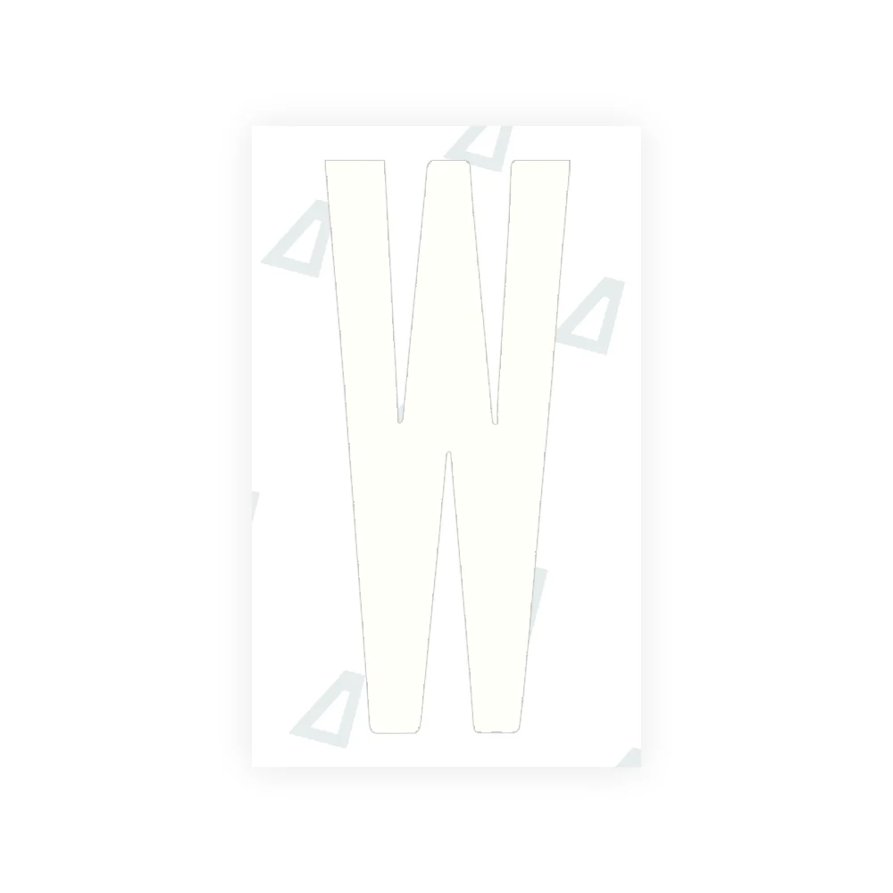 Alite Nanofilm for US (Georgia 2012 - Round) license plates - Symbol "W" - Image 2