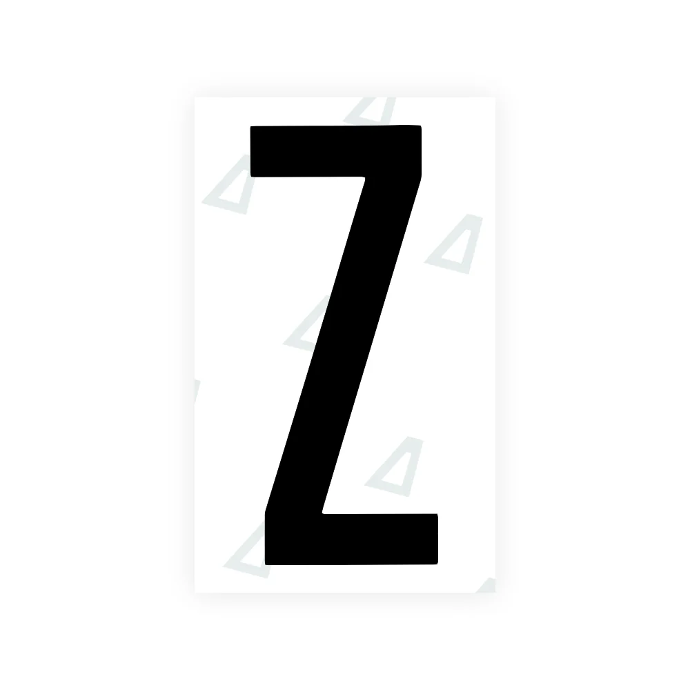 Alite Nanofilm for US (Georgia 2012 - Round) license plates - Symbol "Z"