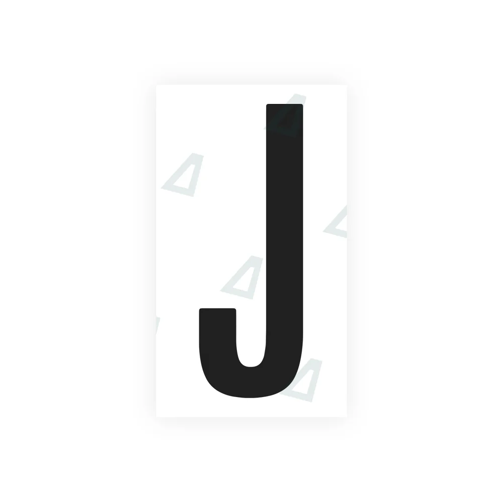 Alite Nanofilm for US (Idaho) license plates - Symbol "J"