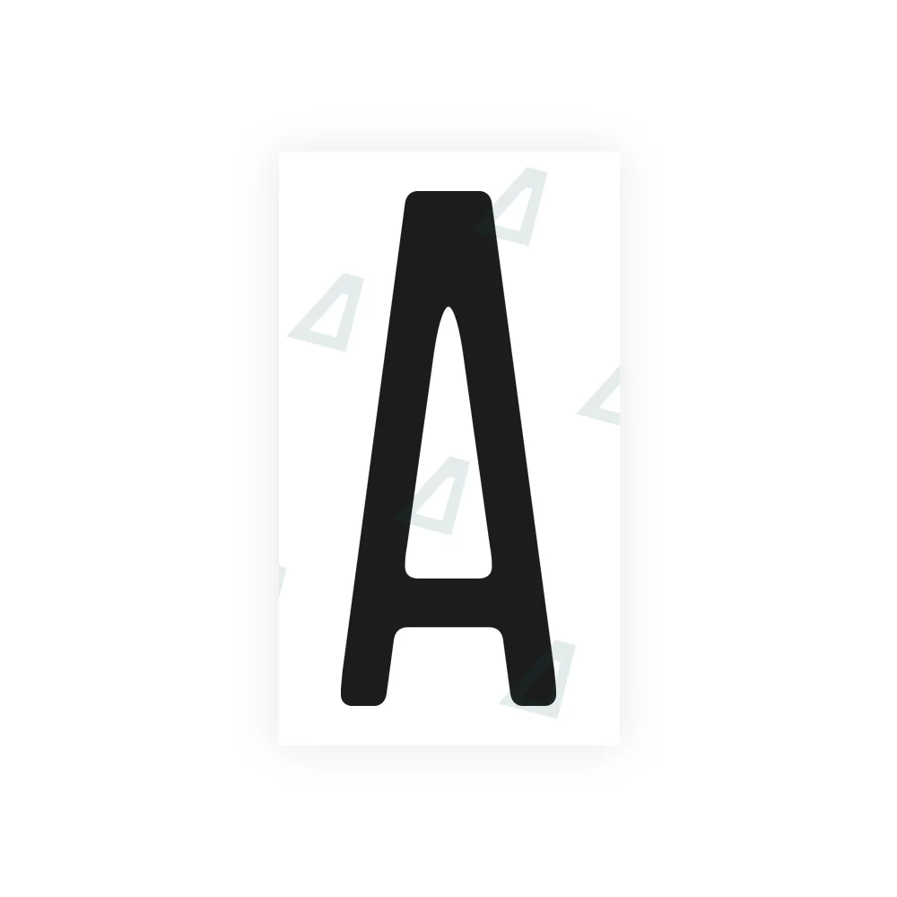 Alite Nanofilm for US (Illinois 2006 - Square) license plates - Symbol "A"