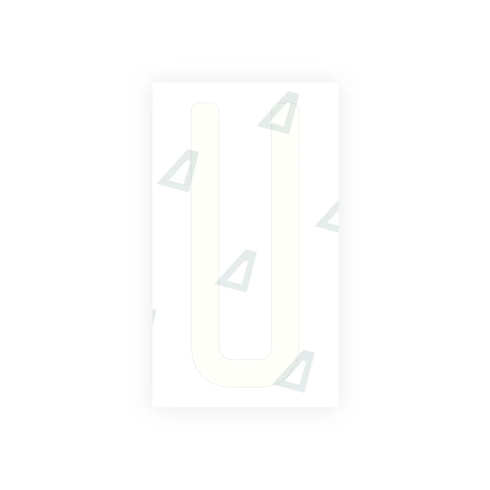 Alite Nanofilm for US (Illinois 2006 - Square) license plates - Symbol "U" - Image 2