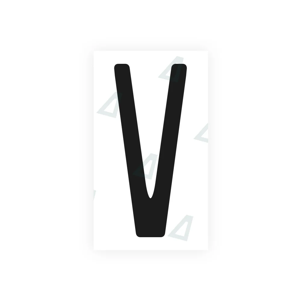 Alite Nanofilm for US (Illinois 2006 - Square) license plates - Symbol "V"