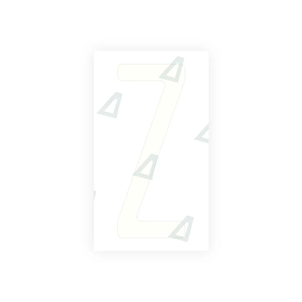 Alite Nanofilm for US (North Carolina) license plates - Symbol "Z" - Image 2