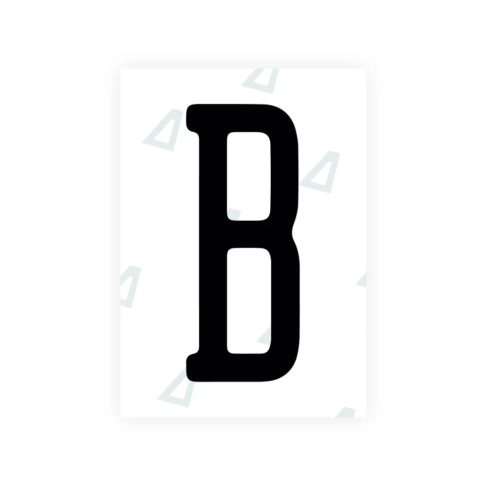 Alite Nanofilm for US (Illinois 2006 - Round) license plates - Symbol "B"