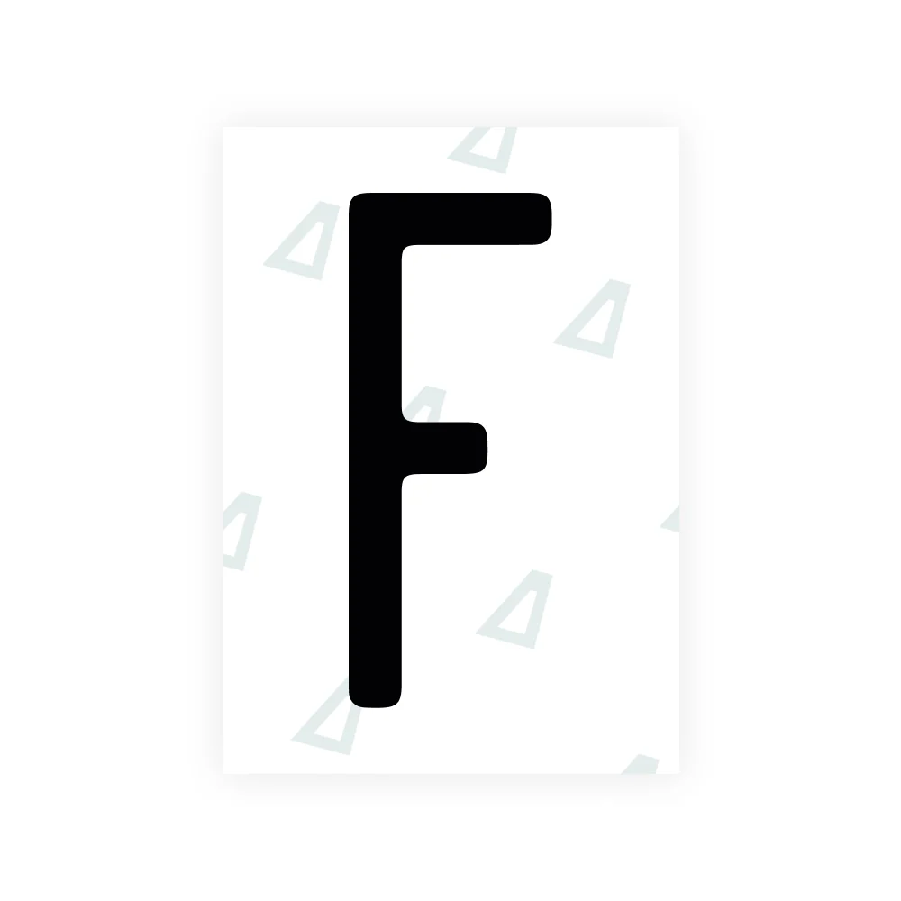 Alite Nanofilm for US (Illinois 2006 - Round) license plates - Symbol "F"