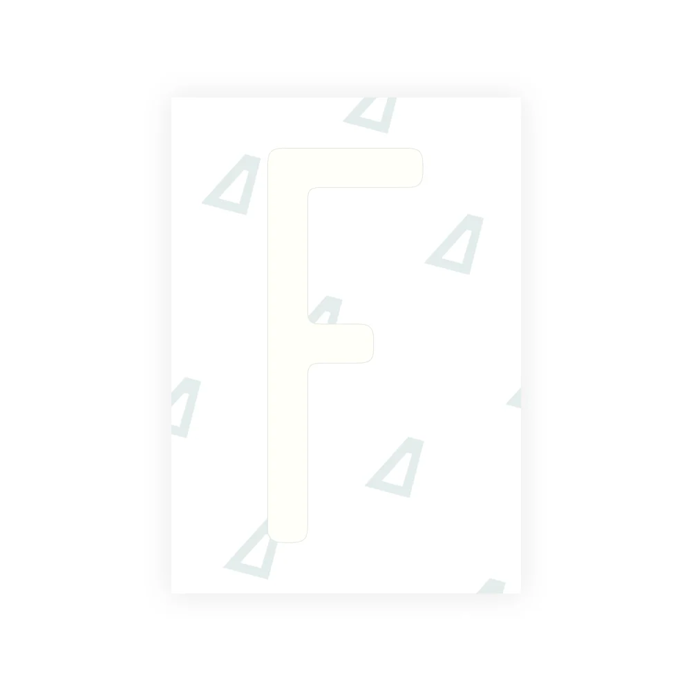 Alite Nanofilm for US (Illinois 2006 - Round) license plates - Symbol "F" - Image 2