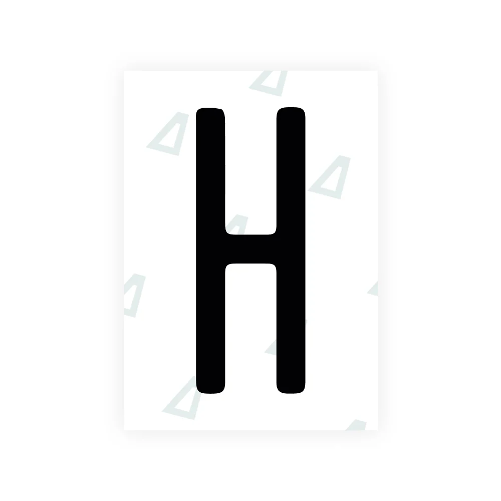 Alite Nanofilm for US (Illinois 2006 - Round) license plates - Symbol "H"