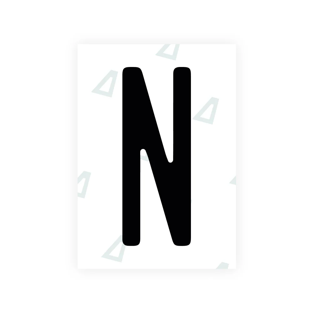 Alite Nanofilm for US (Illinois 2006 - Round) license plates - Symbol "N"