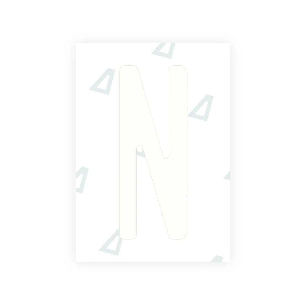 Alite Nanofilm for US (Illinois 2006 - Round) license plates - Symbol "N" - Image 2