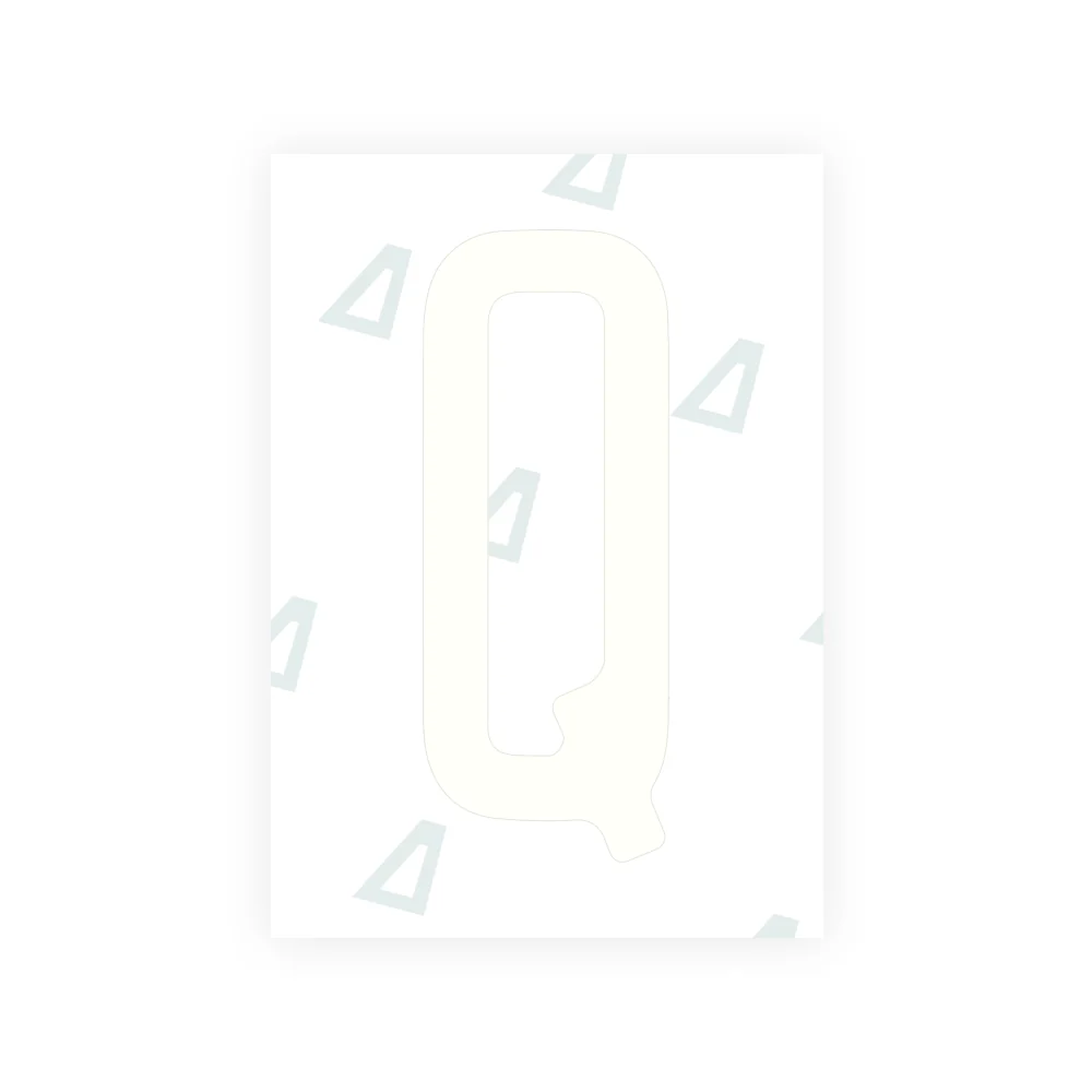 Alite Nanofilm for US (Illinois 2006 - Round) license plates - Symbol "Q" - Image 2