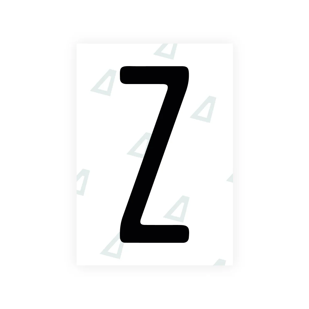 Alite Nanofilm for US (Illinois 2006 - Round) license plates - Symbol "Z"