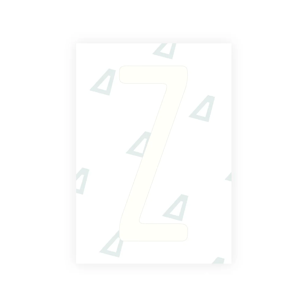 Alite Nanofilm for US (Illinois 2006 - Round) license plates - Symbol "Z" - Image 2