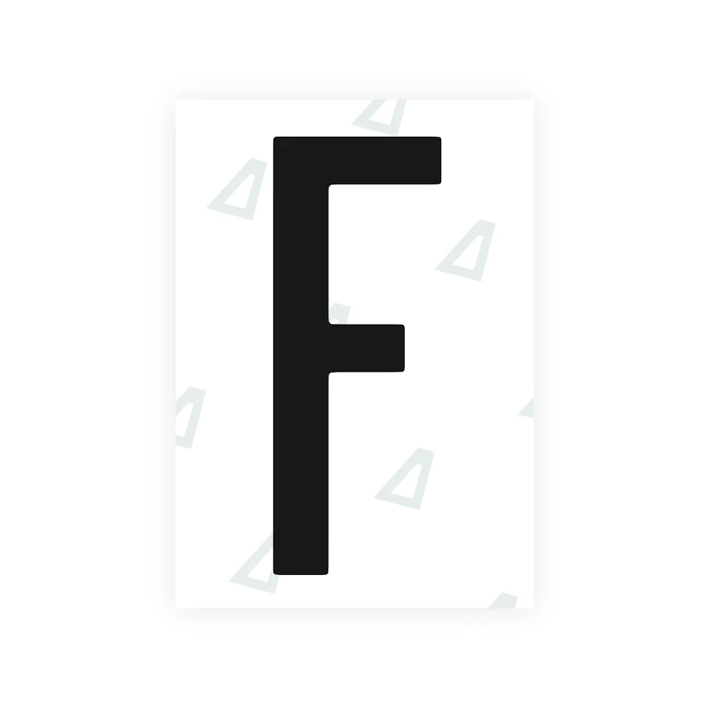 Alite Nanofilm for US (Texas) license plates - Symbol "F"