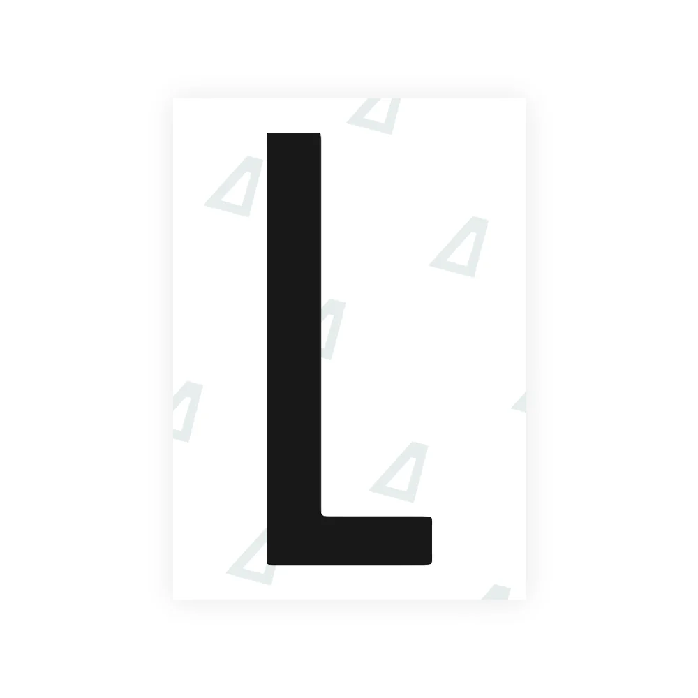 Alite Nanofilm for US (Indiana) license plates - Symbol "L"