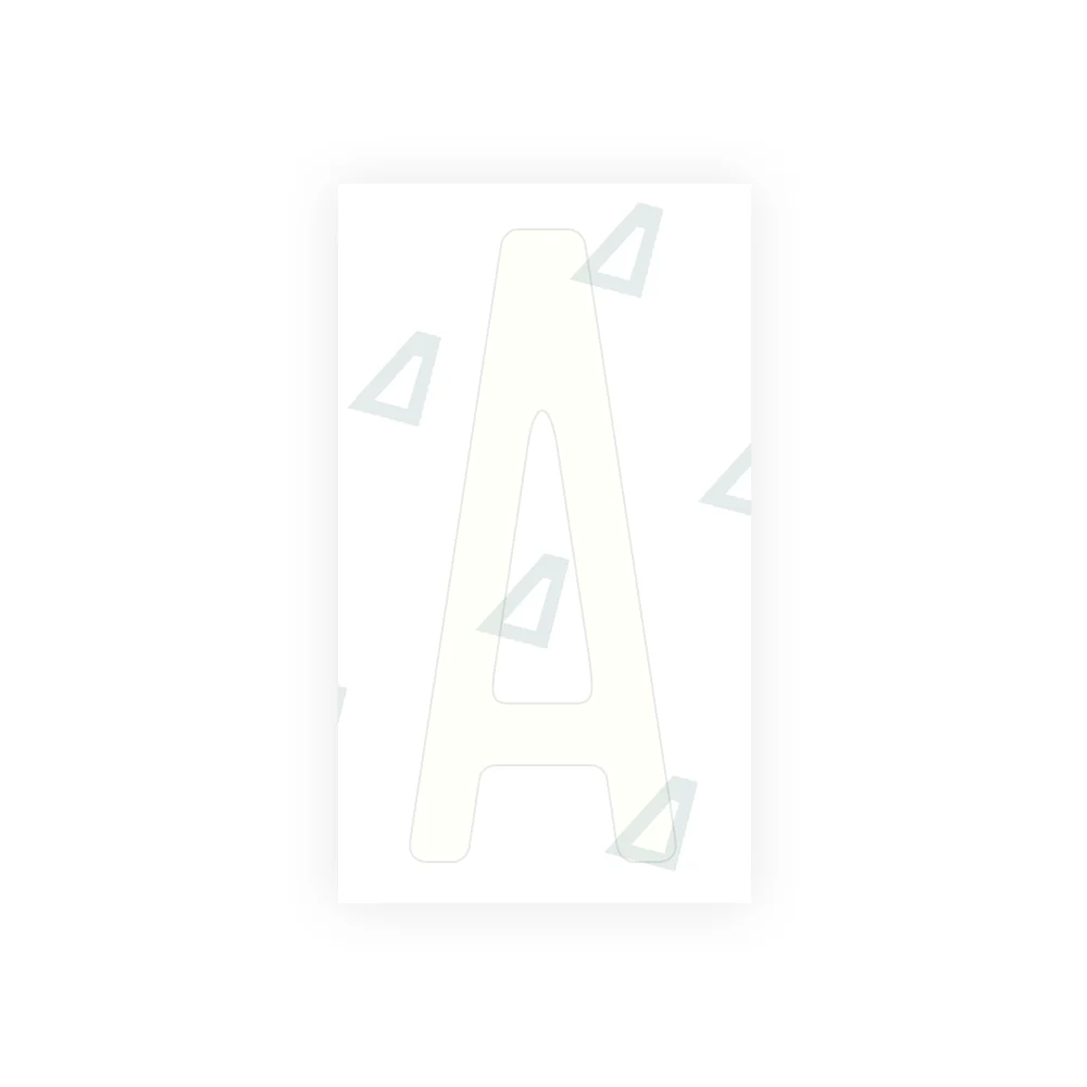 Alite Nanofilm for US (Maryland) license plates - Symbol "A" - Image 2