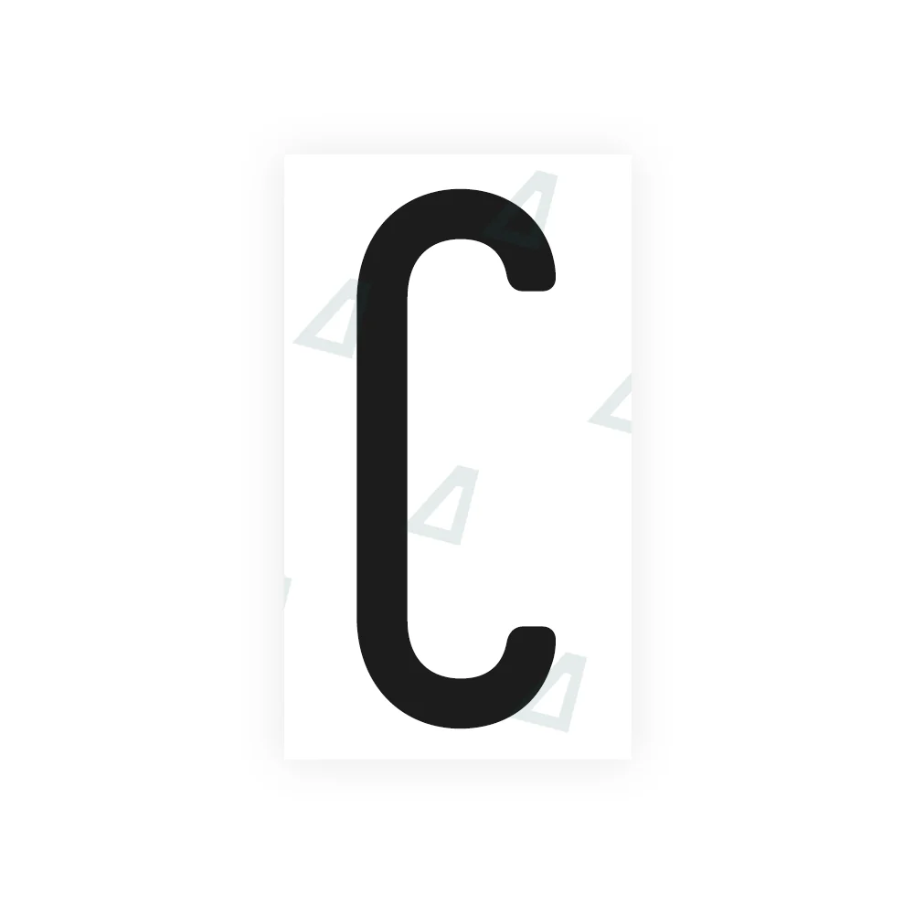 Alite Nanofilm for US (Maryland) license plates - Symbol "C"