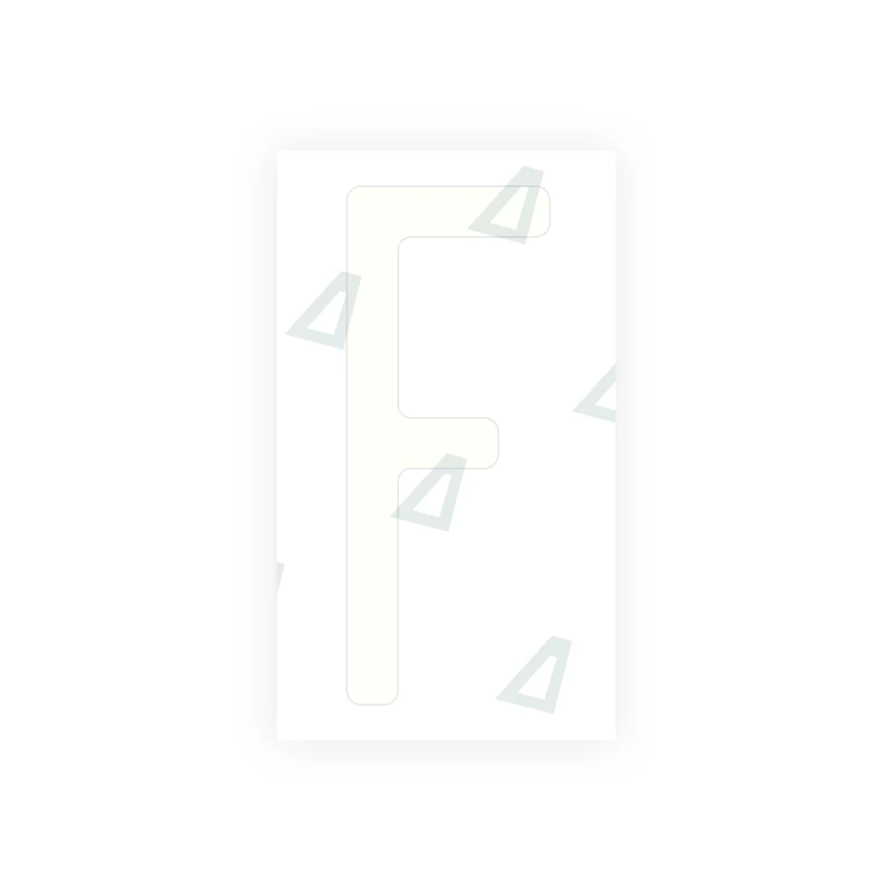 Alite Nanofilm for US (Maryland) license plates - Symbol "F" - Image 2