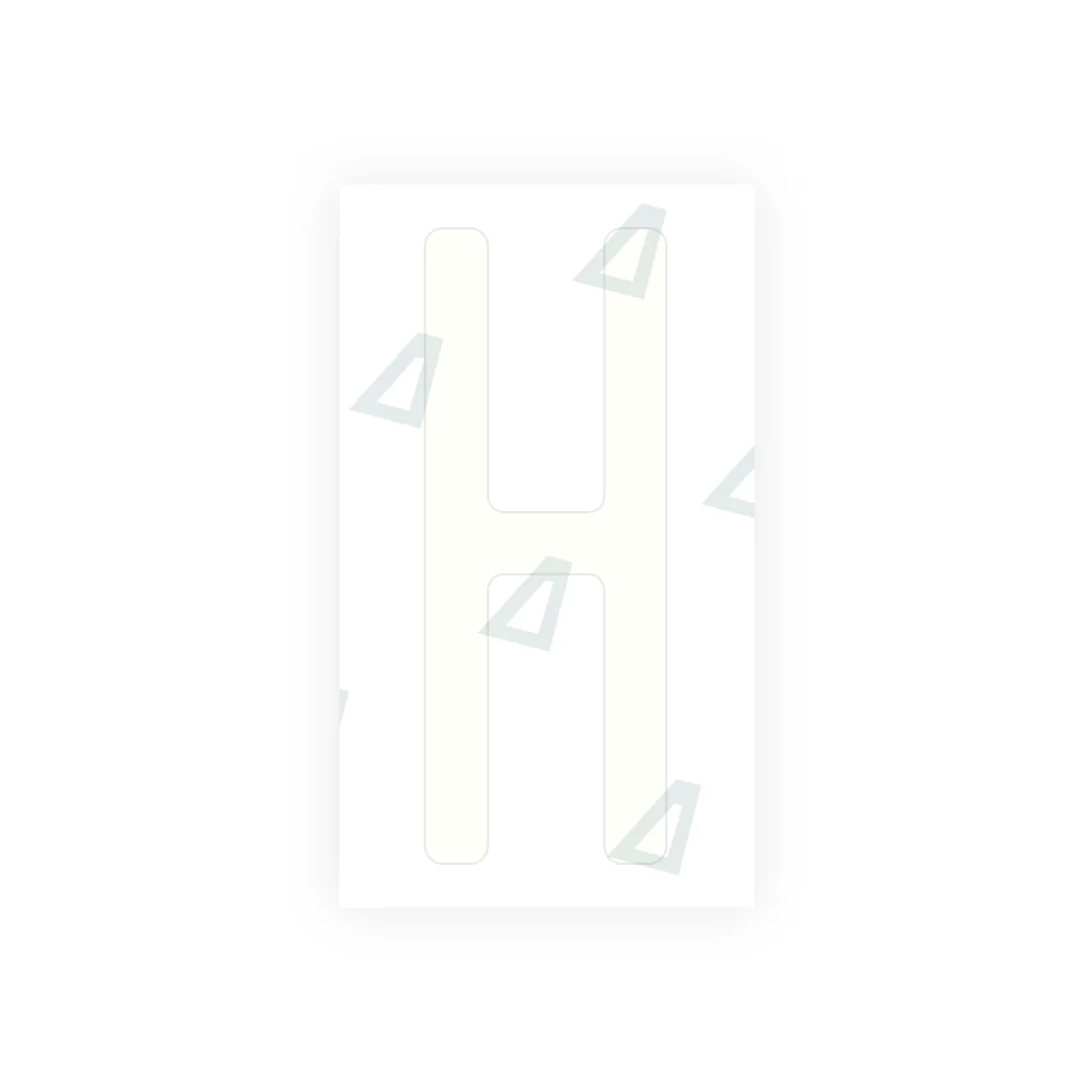 Alite Nanofilm for US (Maryland) license plates - Symbol "H" - Image 2